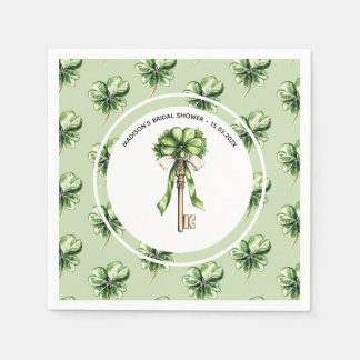 Serviette En Papier Fête de mariage personnalisée de la Saint-Patrick