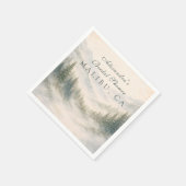 Serviette En Papier Fête de mariage : Que l'aventure commence (Coin)