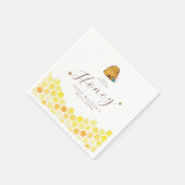 Serviette En Papier Fête de mariage thème ruches (Coin)