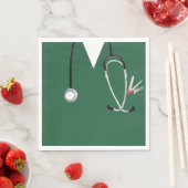 Serviette En Papier Fête de Médecin (En situation)