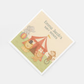 Serviette En Papier Fête de Naissance Bébé 3 Chapiteaux (Coin)