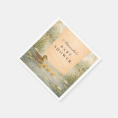 Serviette En Papier Fête de Naissance Canard Colvert (Coin)