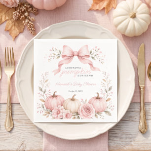 Serviette En Papier Fête de Naissance Petite Fille Arc-en-Ciel Rose Ci