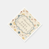Serviette En Papier Fête de Naissance Thème Espace Fantaisiste (Coin)