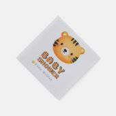 SERVIETTE EN PAPIER FETE DE NAISSANCE TIGRE STAR (Coin)