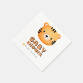 SERVIETTE EN PAPIER FETE DE NAISSANCE TIGRE STAR (Coin)