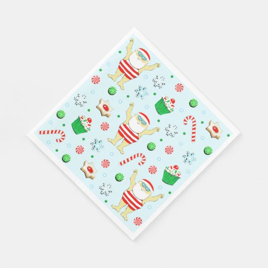 Serviette En Papier Fête de Noël (Coin)