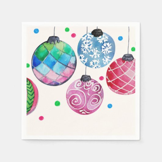 Serviette En Papier Fête de Noël (Devant)