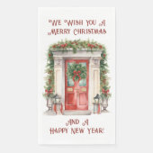 Serviette En Papier Fête de Noël à la maison (Devant)