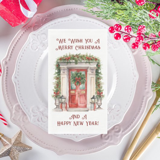 Serviette En Papier Fête de Noël à la maison