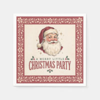 Fête de Noël avec Père Noël vintage