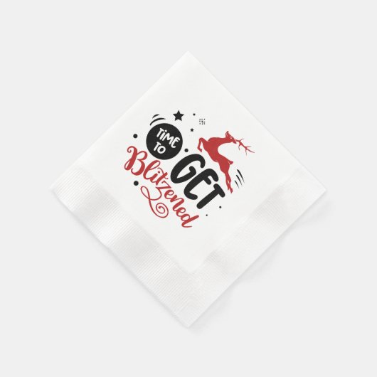 Serviette En Papier fête de Noël blitzizé (Coin)