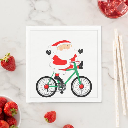 Serviette En Papier Fête de Noël créative (En situation)