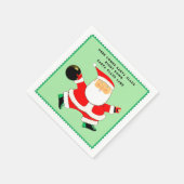 Serviette En Papier Fête de Noël de bowling (Coin)