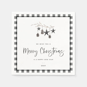Serviette En Papier Fête de Noël de la nature