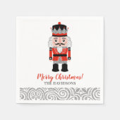 Serviette En Papier Fête de Noël de Nutcracker (Devant)