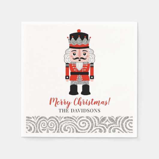 Serviette En Papier Fête de Noël de Nutcracker (Devant)