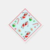 Serviette En Papier Fête de Noël du golf (Coin)
