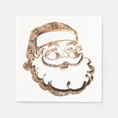 Serviette En Papier Fête de Noël du Père Père Noël (Devant)