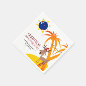 Serviette En Papier FÊTE DE NOËL EN JUILLET Nouvelle-Zélande Papier (Coin)
