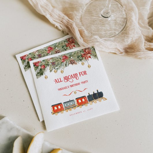 Serviette En Papier Fête de Noël Express polaire