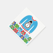 Serviette En Papier Fête de Noël moche Sweat Fête Noël Snowman (Coin)