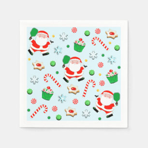 Serviette En Papier Fête de Noël Pickball