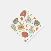 Serviette En Papier Fête de Noël Rétro avec Pull Ugly (Coin)