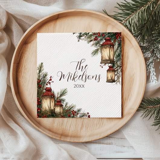 Serviette En Papier Fête de Noël Russe