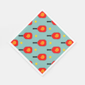Serviette En Papier Fête de Pickleball (Coin)
