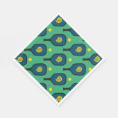 Serviette En Papier Fête de pickleball (Coin)