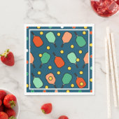 Serviette En Papier Fête de Pickleball (En situation)