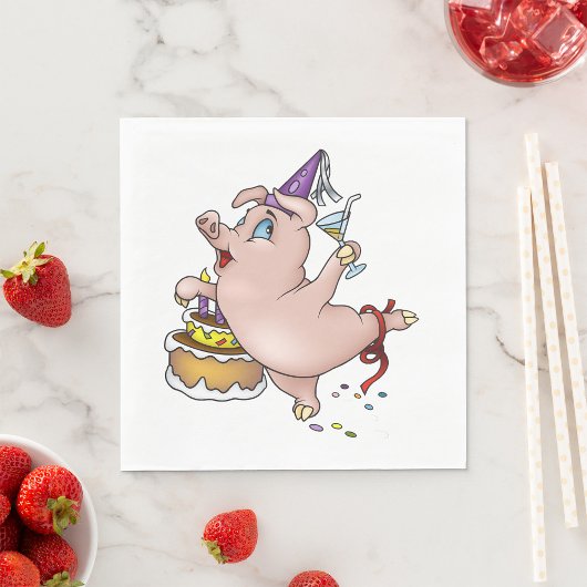 Serviette En Papier Fête de porc