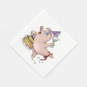 Serviette En Papier Fête de porc (Coin)