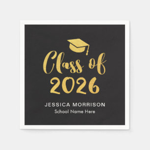 Serviette En Papier Fête de remise des diplômes de la promotion 2026 é