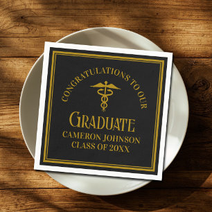 Serviette En Papier Fête de remise des diplômes de l'école de médecine