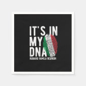 Serviette En Papier Fête de réunion italienne (Devant)