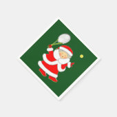 Serviette En Papier Fête de tennis (Coin)