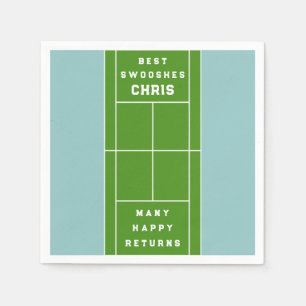 Serviette En Papier Fête de Tennis