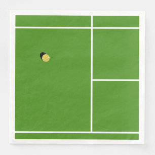 Serviette En Papier Fête de tennis créative