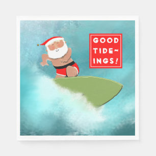 Serviette En Papier Fête de vacances amusante