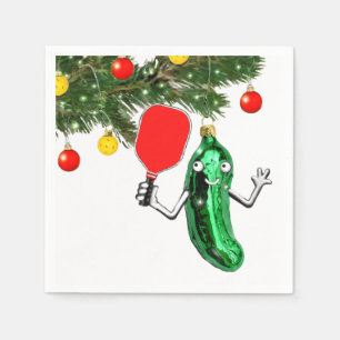 Serviette En Papier Fête de vacances de Pickleball Sports
