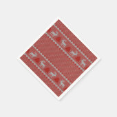 Serviette En Papier Fête de vacances rouge (Coin)