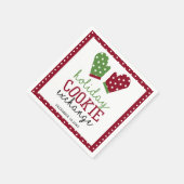 Serviette En Papier Fête d'échange de biscuits Noël Four Mitts (Coin)