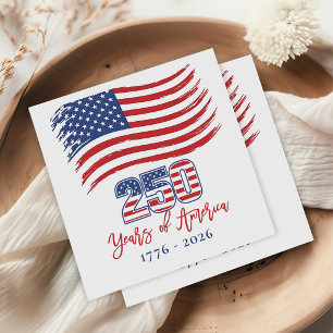 Serviette En Papier Fête des 250 ans de l'Amérique