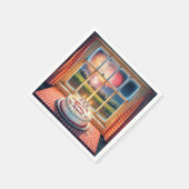 Serviette En Papier Fête des 250 ans de l'Amérique (Coin)