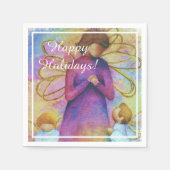 Serviette En Papier Fête des Anges de Noël (Devant)