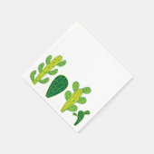 Serviette En Papier Fête des Cactus Succulentes Cactées (Coin)