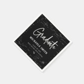 Serviette En Papier Fête des diplômés en mathématiques du lycée (Coin)
