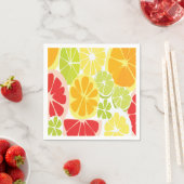 Serviette En Papier Fête des Fruits Citriques (En situation)